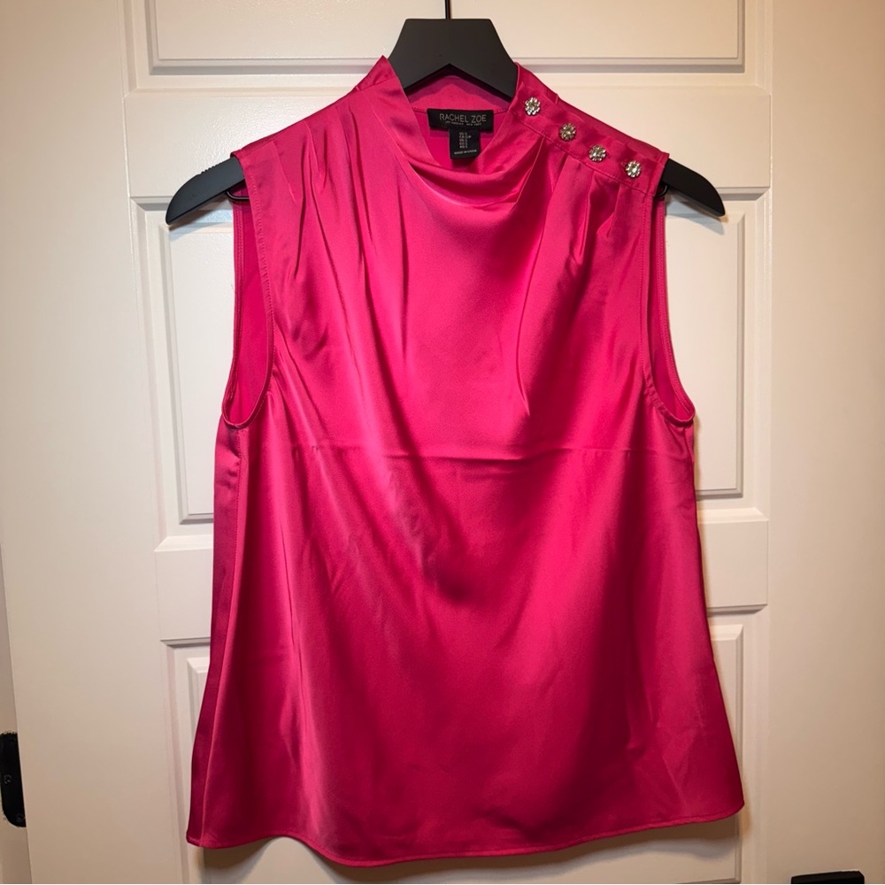 Rachel Zoe Pink Sleeveless Top size small